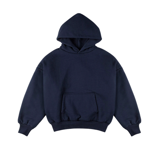 Zum Matterhorn Hoodie Dunkelblau - Ultra-Premium 850GSM Doppelschichtig Kapuzenpullover für Alpin-Wetter