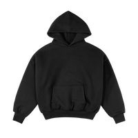 Zum Matterhorn Hoodie Schwarz - Ultra-Premium 850GSM Doppelschichtig Kapuzenpullover für Alpin-Wetter