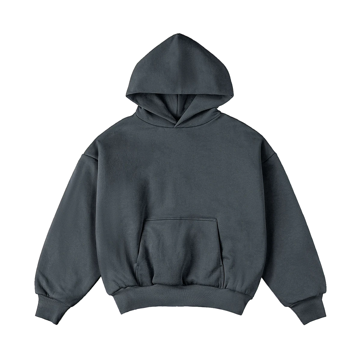 The Gradual Hoodie Dunkelgrau - Premium 800GSM Doppelschichtig Kapuzenpullover von Gradual Basics