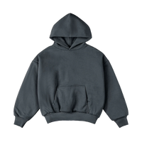The Gradual Hoodie Dunkelgrau - Premium 800GSM Doppelschichtig Kapuzenpullover von Gradual Basics