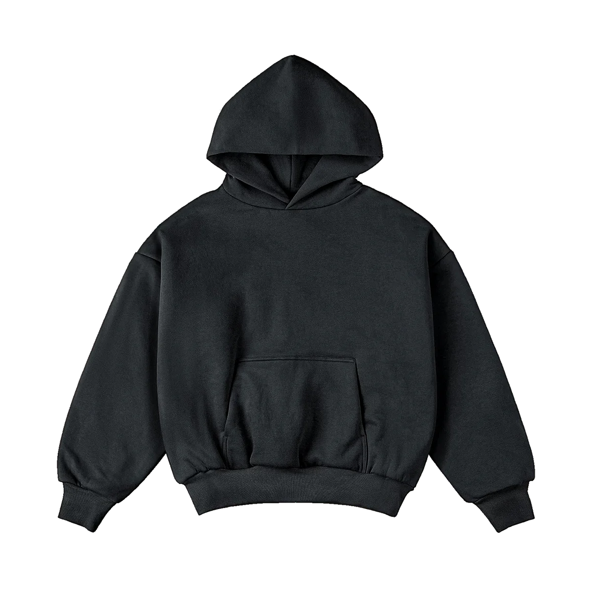 The Gradual Hoodie Schwarz - Premium 800GSM Doppelschichtig Kapuzenpullover von Gradual Basics