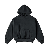 The Gradual Hoodie Schwarz - Premium 800GSM Doppelschichtig Kapuzenpullover von Gradual Basics