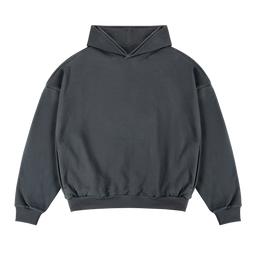 Alltags Essential Hoodie Dunkelgrau - Premium 400GSM Kapuzenpullover für jeden Tag von Gradual Basics