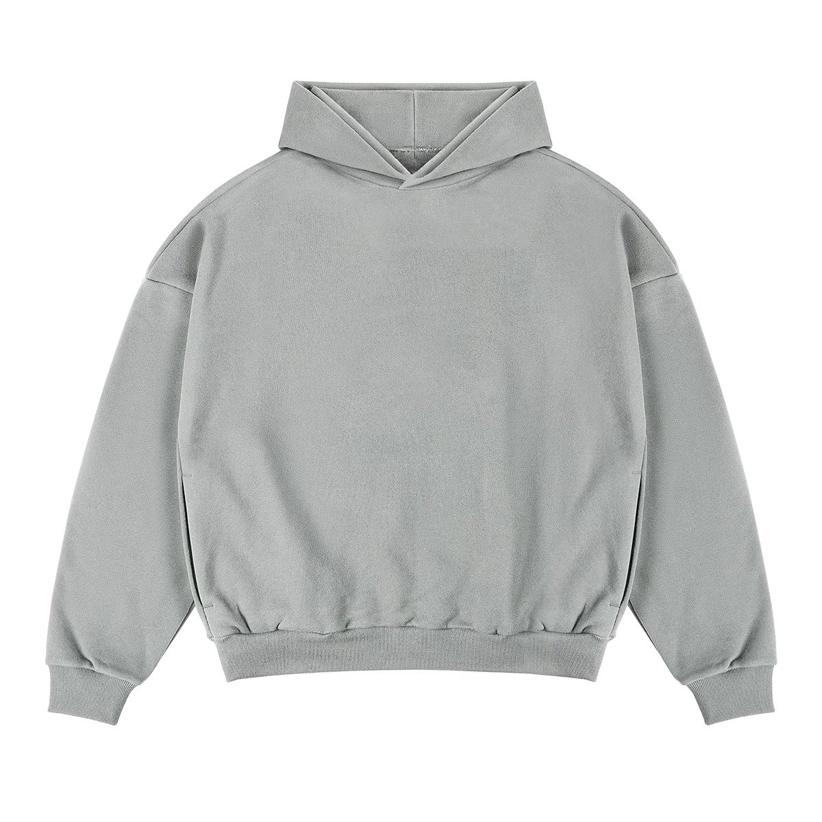 Alltags Essential Hoodie Grau - Premium 400GSM Kapuzenpullover für jeden Tag von Gradual Basics
