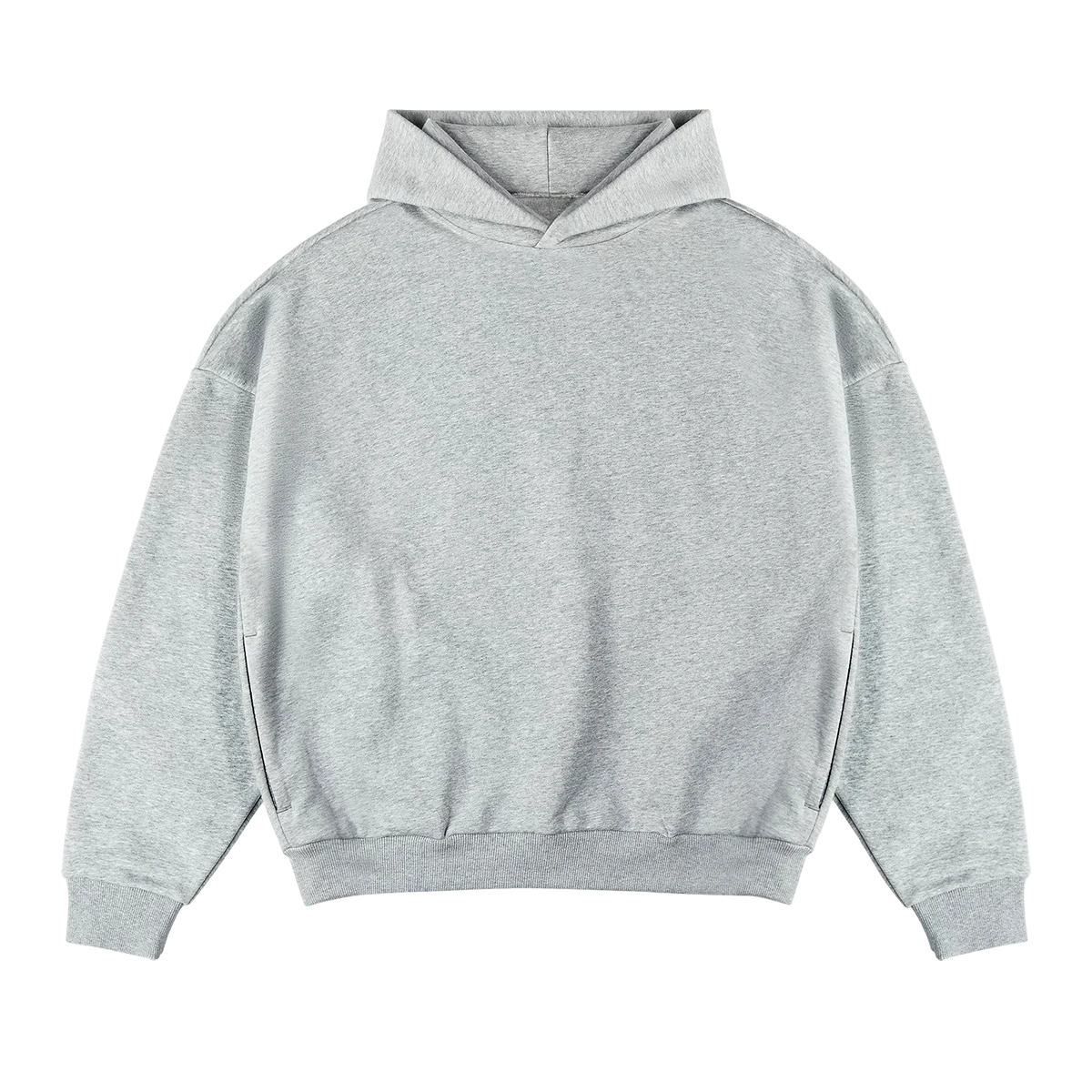 Alltags Essential Hoodie Hellgrau - Premium 400GSM Kapuzenpullover für jeden Tag von Gradual Basics