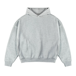 Alltags Essential Hoodie Hellgrau - Premium 400GSM Kapuzenpullover für jeden Tag von Gradual Basics