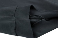 French Terry Hoodie Eisen-Grau - Detail Saumbündchen