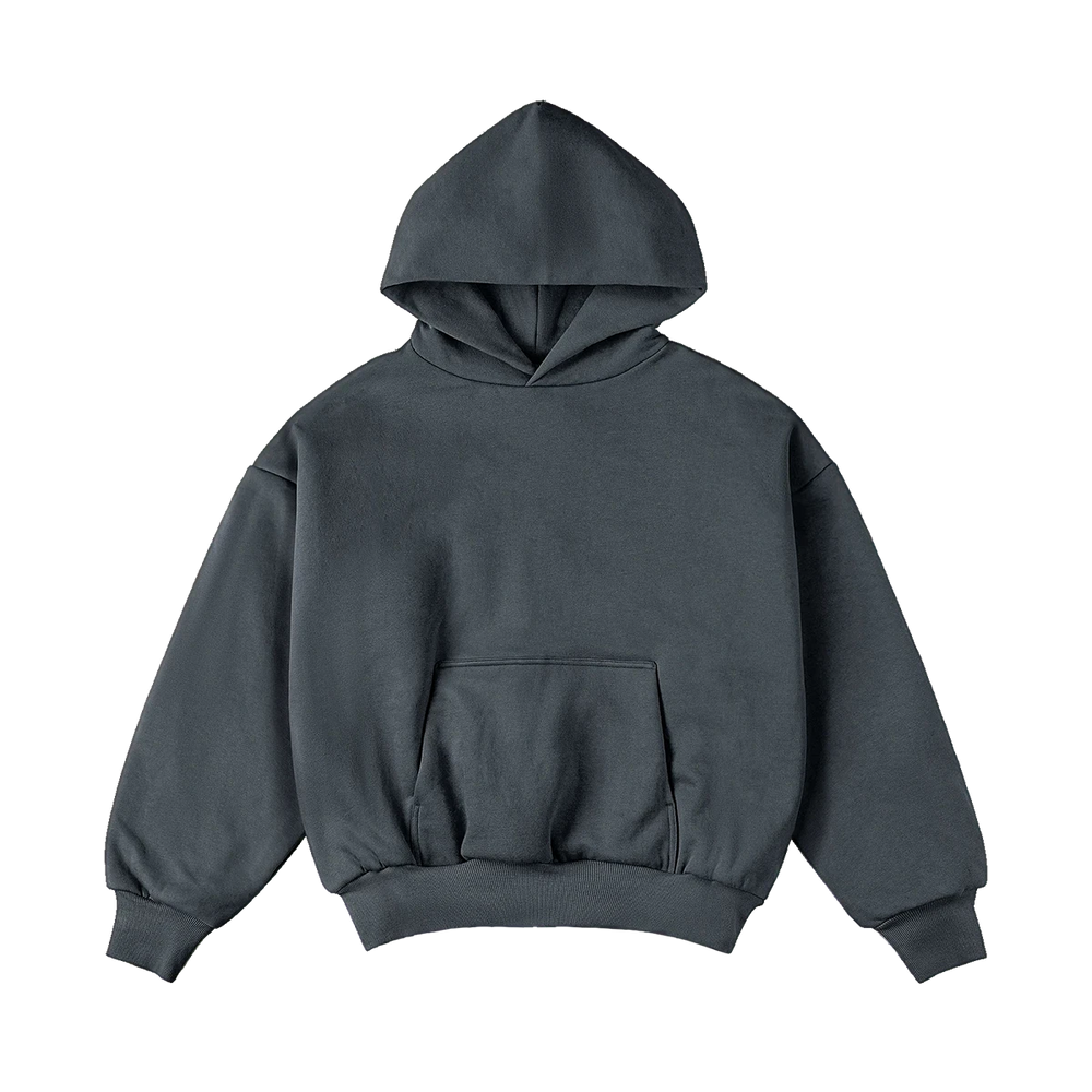 The Gradual Hoodie Dunkelgrau - Premium 800GSM Doppelschichtig Kapuzenpullover von Gradual Basics
