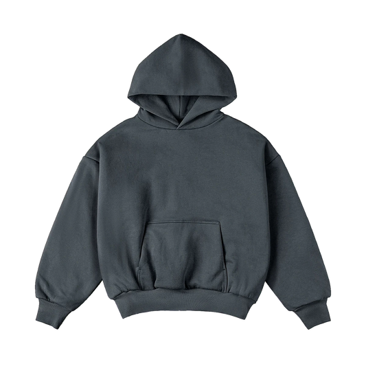 The Gradual Hoodie Dunkelgrau - Premium 800GSM Doppelschichtig Kapuzenpullover von Gradual Basics