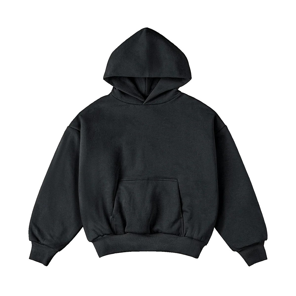 The Gradual Hoodie Schwarz - Premium 800GSM Doppelschichtig Kapuzenpullover von Gradual Basics